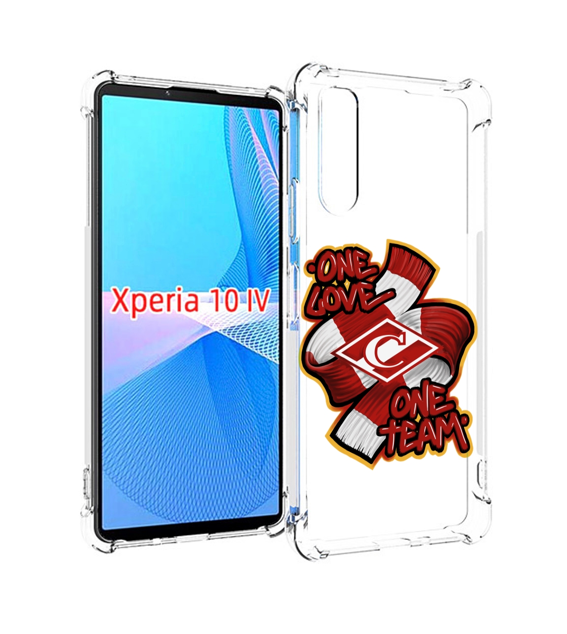 

Чехол MyPads Одна любовь-Спартак для Sony Xperia 10 IV (10-4), Прозрачный, Tocco