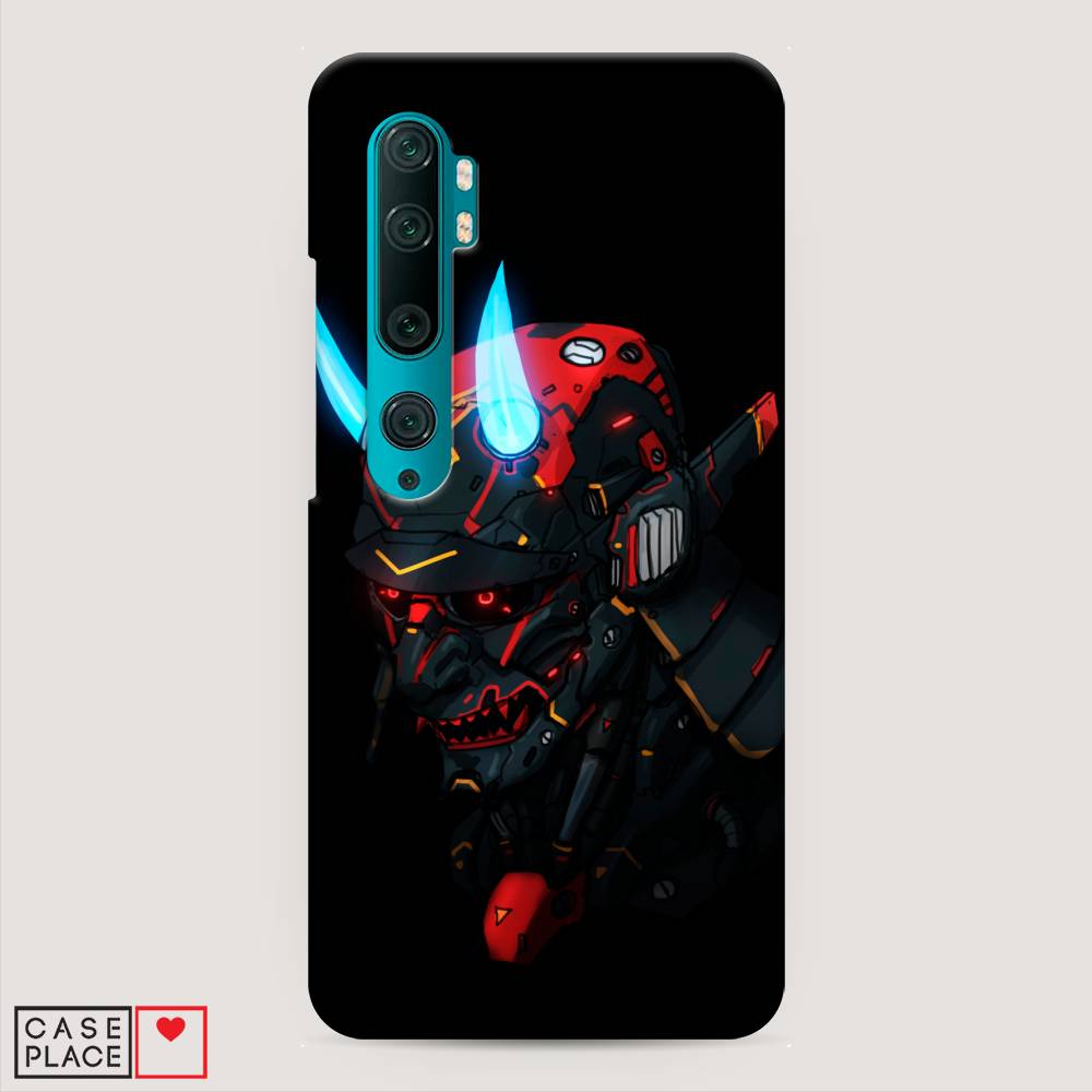 

Пластиковый чехол "Неоновый самурай" на Xiaomi Mi Note 10, 37320-5