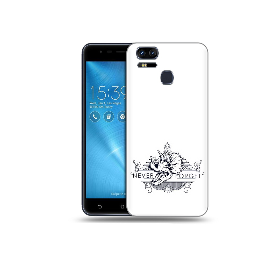 

Чехол MyPads Tocco для Asus ZenFone 3 логотип носорога никогда не забуду (PT51214.656.445), Прозрачный, Tocco