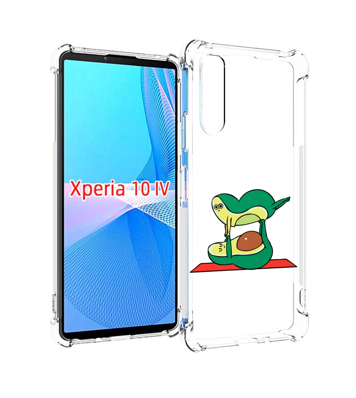 

Чехол MyPads Две-половинки для Sony Xperia 10 IV (10-4), Прозрачный, Tocco