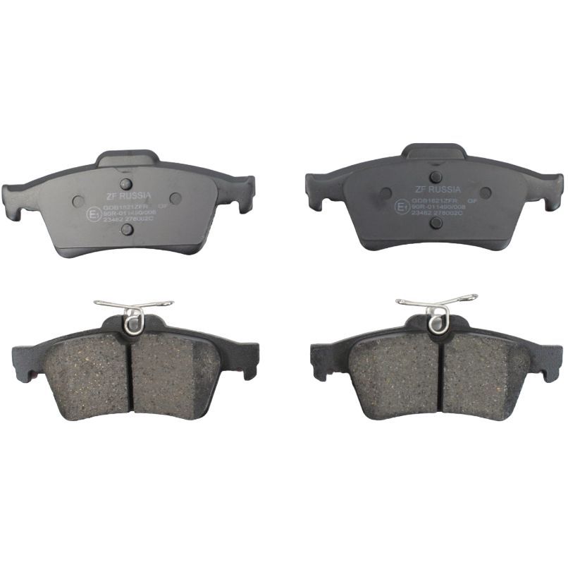 

Колодки Задние Ford/Mazda/Nis/Op/Ren/Vol Zf Russia Gdb1621 Zfr Ford/Mazda/Nis/Op/Ren/Vol Z