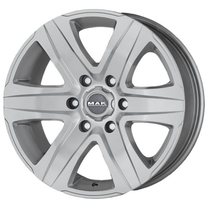 фото Колесный диск mak stone 6 silver 8.5xr20 et60 6*130 d84.1 whs502308