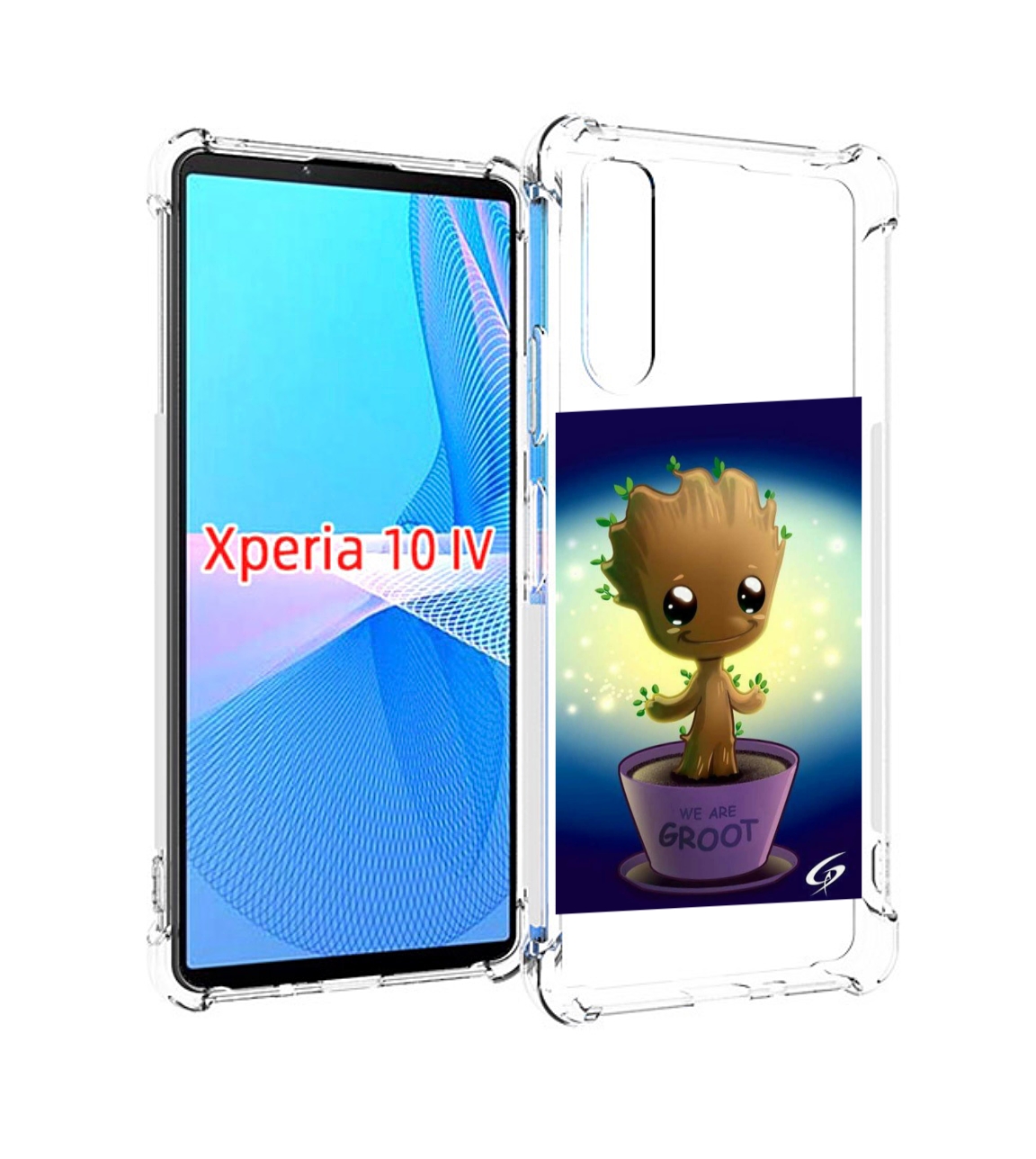 

Чехол MyPads Грут для Sony Xperia 10 IV (10-4), Прозрачный, Tocco