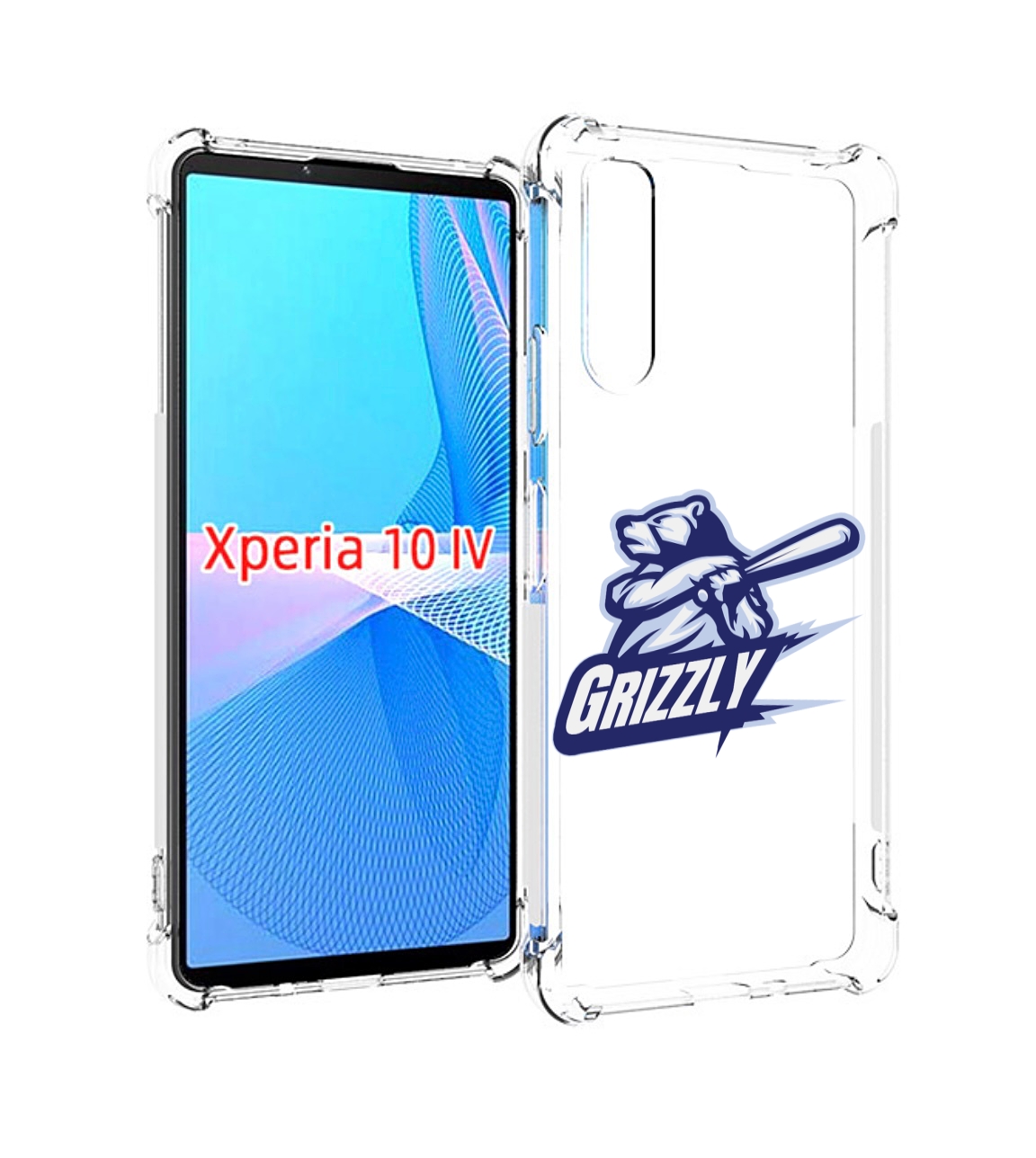 Чехол MyPads Гризли для Sony Xperia 10 IV (10-4) Tocco