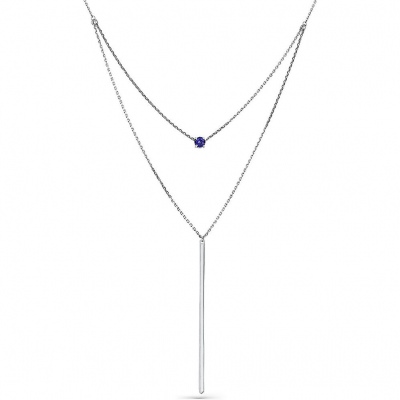 

Колье из белого золота с 1 сапфиром 50 см Master Brilliant 6-260406-00-02, 6-260406-00-02