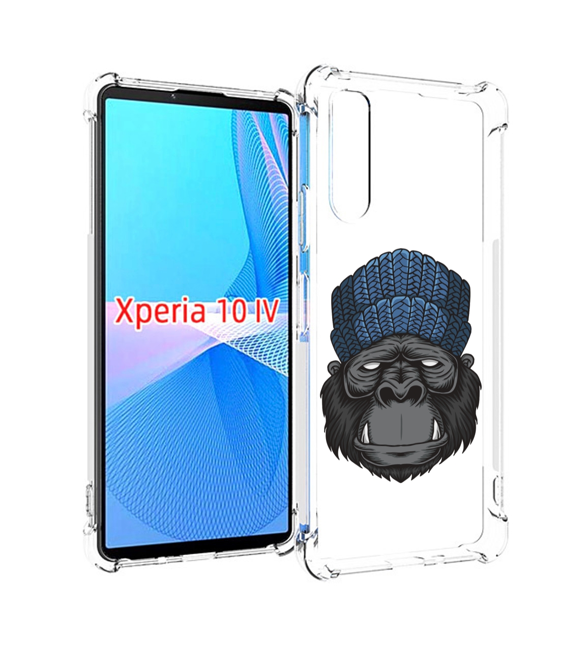 

Чехол MyPads Горила для Sony Xperia 10 IV (10-4), Прозрачный, Tocco