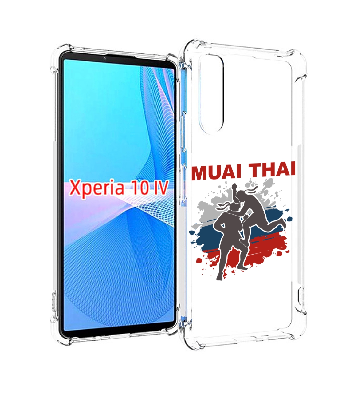 

Чехол MyPads Муайтай для Sony Xperia 10 IV (10-4), Прозрачный, Tocco