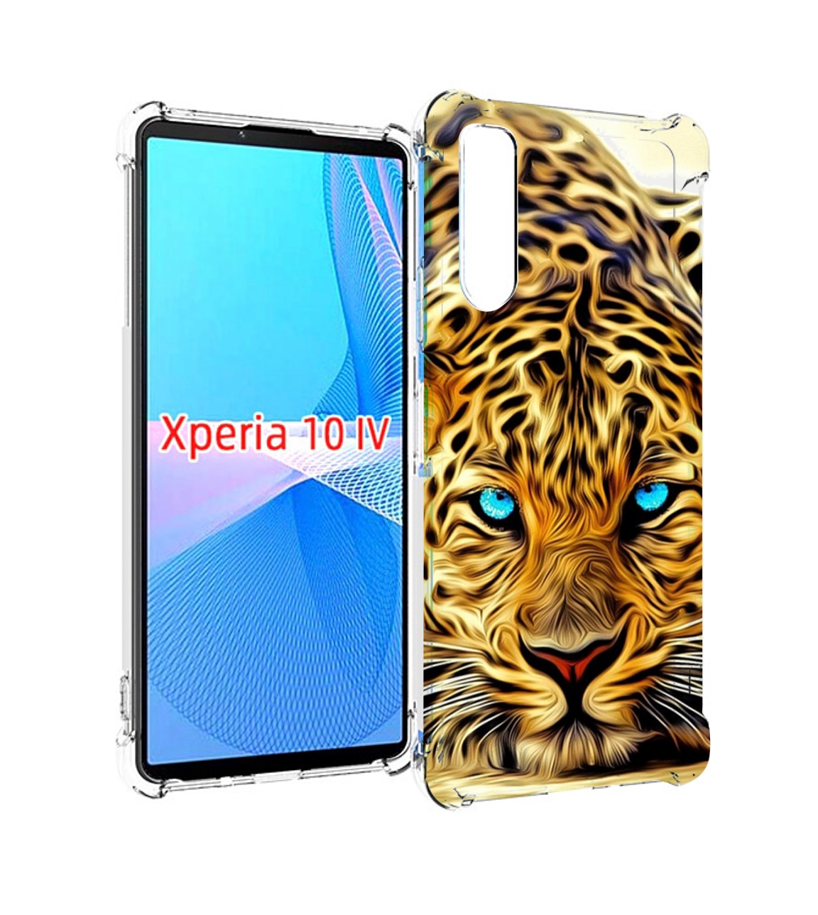 

Чехол MyPads Голубоглазый-гепард для Sony Xperia 10 IV (10-4), Прозрачный, Tocco