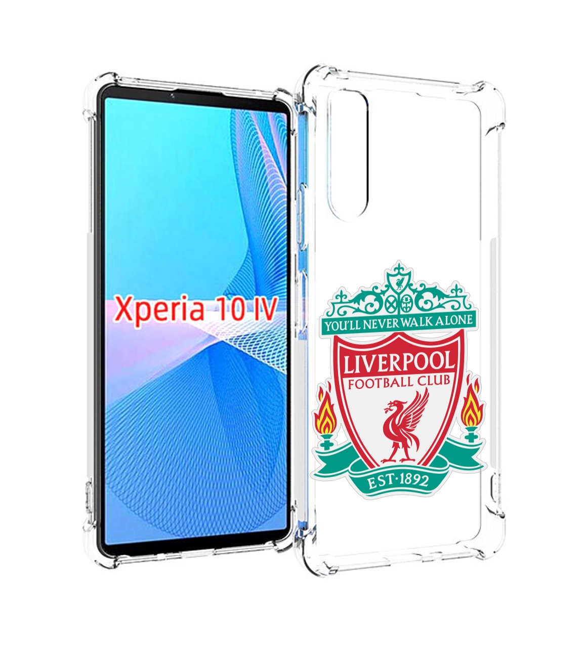

Чехол MyPads Герб-Ливерпуля для Sony Xperia 10 IV (10-4), Прозрачный, Tocco