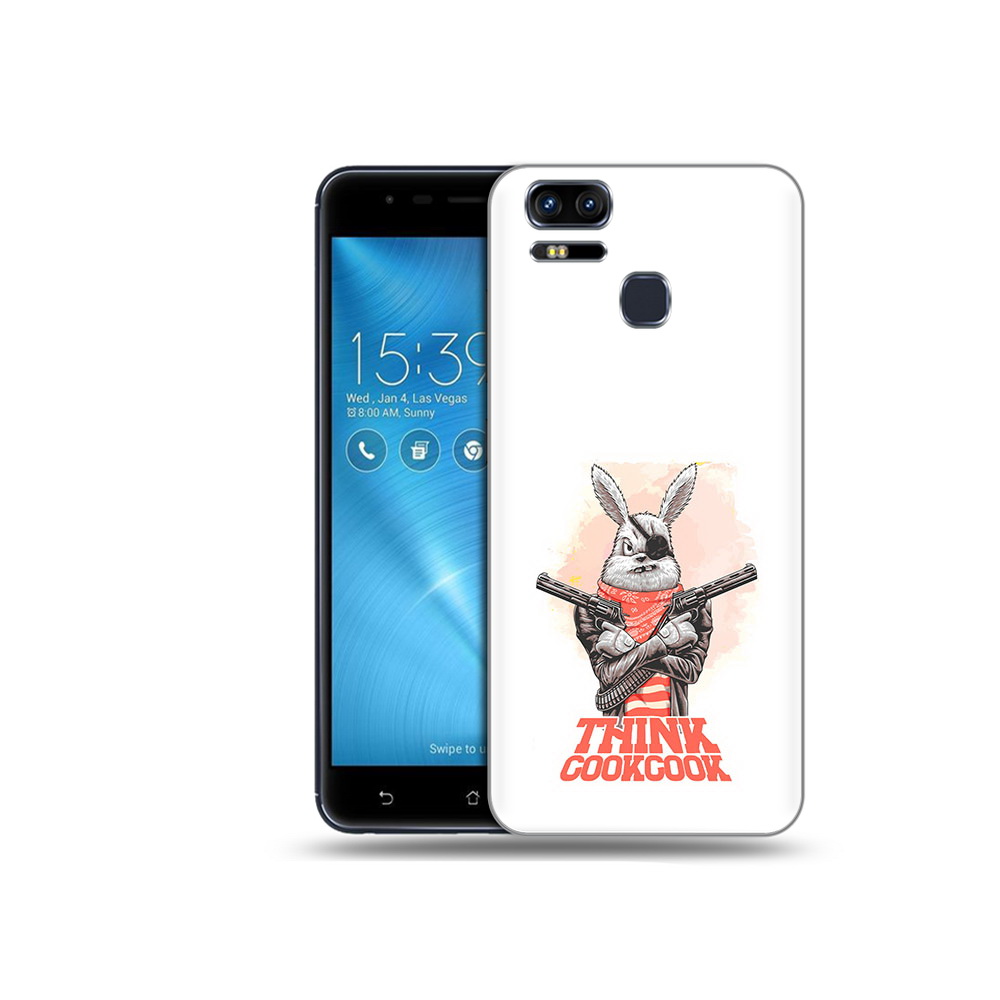 

Чехол MyPads Tocco для Asus ZenFone 3 кролик пират (PT51214.656.419), Прозрачный, Tocco