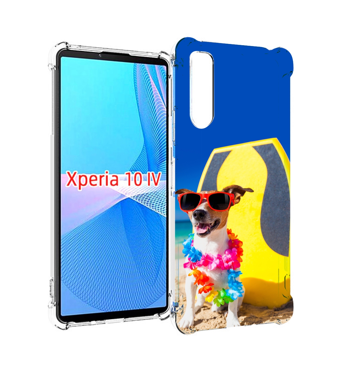 

Чехол MyPads Гавайская-собака для Sony Xperia 10 IV (10-4), Прозрачный, Tocco