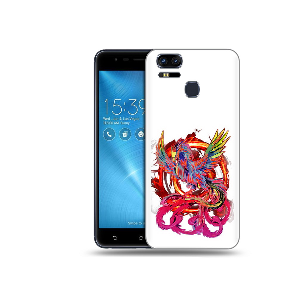 

Чехол MyPads Tocco для Asus ZenFone 3 красочный феникс (PT51214.656.414), Прозрачный, Tocco