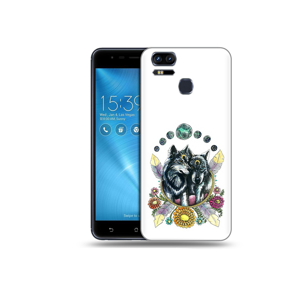 

Чехол MyPads Tocco для Asus ZenFone 3 красивые волки абстракция (PT51214.656.408), Прозрачный, Tocco