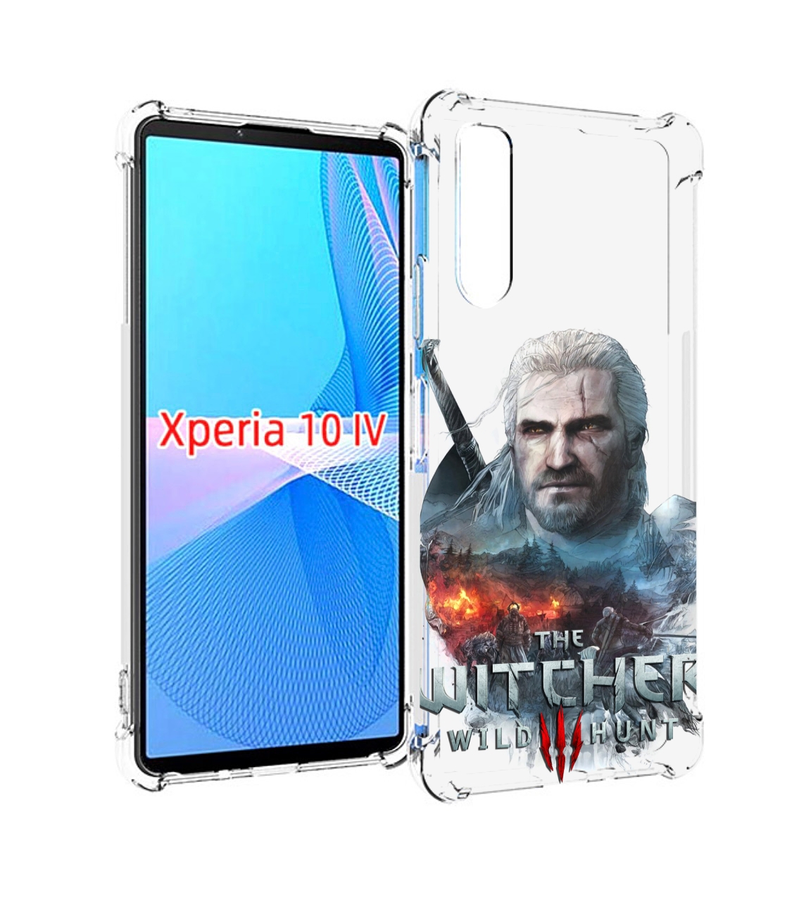 

Чехол MyPads Ведьмак для Sony Xperia 10 IV (10-4), Прозрачный, Tocco