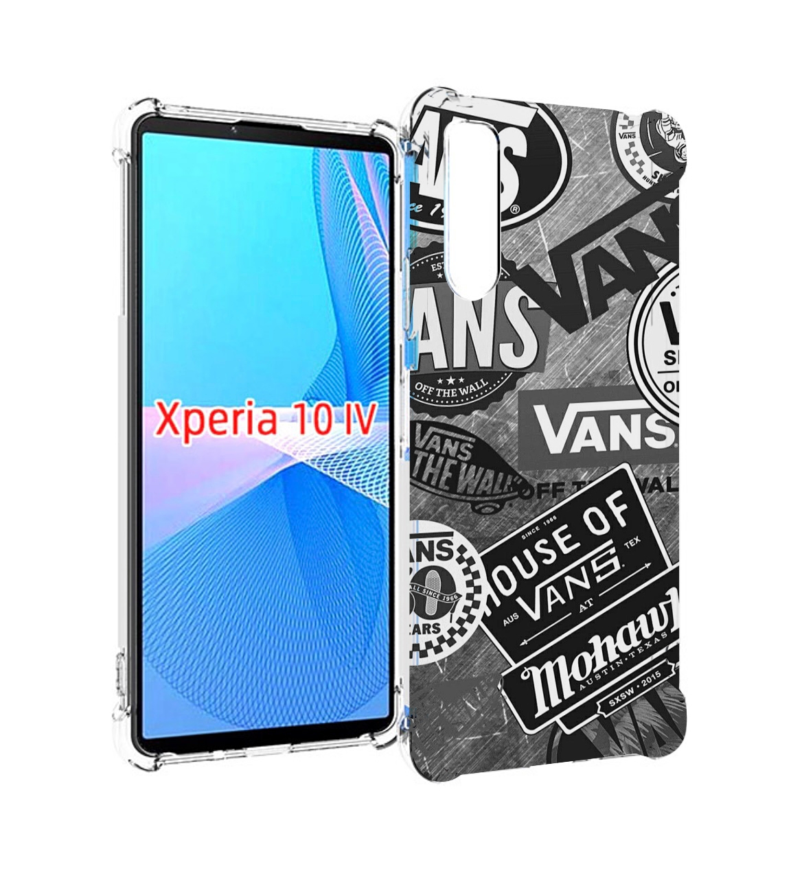 

Чехол MyPads Ванс-постер для Sony Xperia 10 IV (10-4), Прозрачный, Tocco