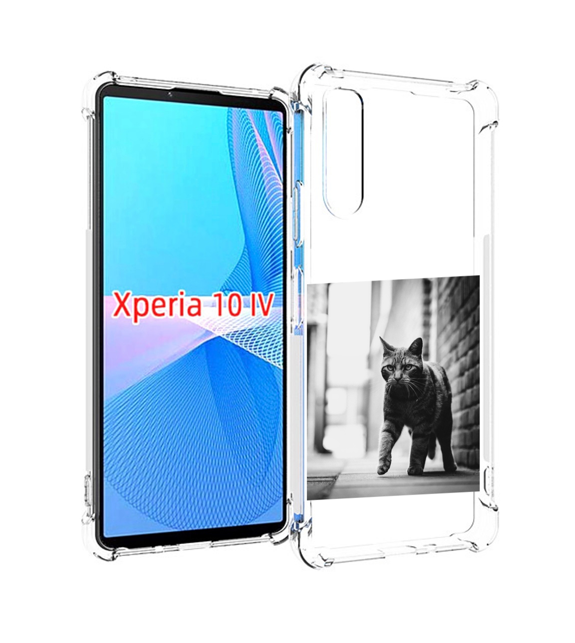 

Чехол MyPads Важный-кот для Sony Xperia 10 IV (10-4), Прозрачный, Tocco