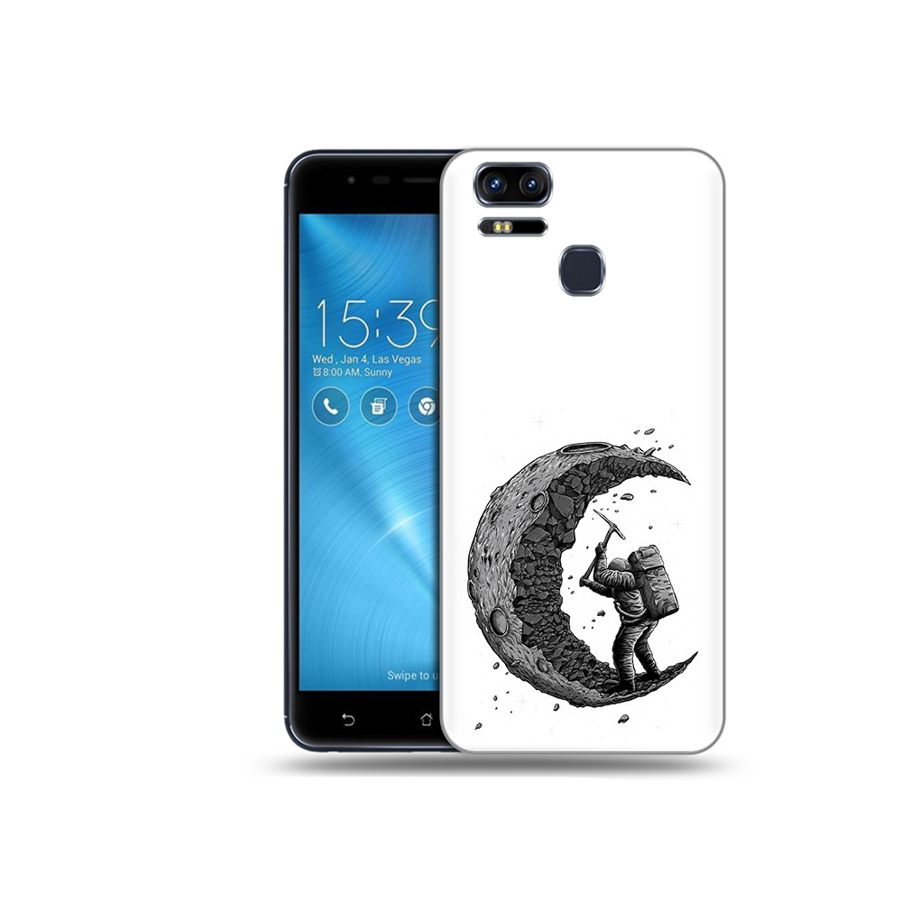 

Чехол MyPads Tocco для Asus ZenFone 3 камненная луна (PT51214.656.384), Прозрачный, Tocco