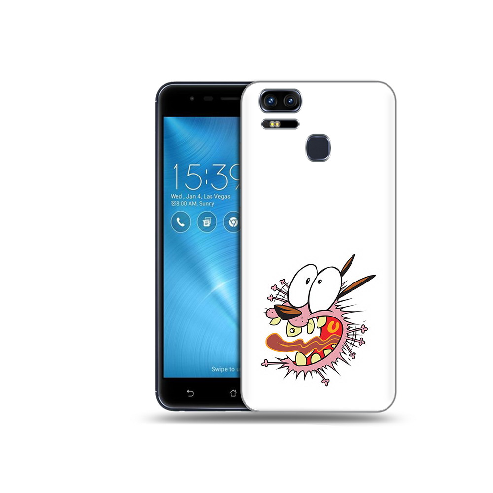 

Чехол MyPads Tocco для Asus ZenFone 3 испуганный бобик (PT51214.656.381), Прозрачный, Tocco