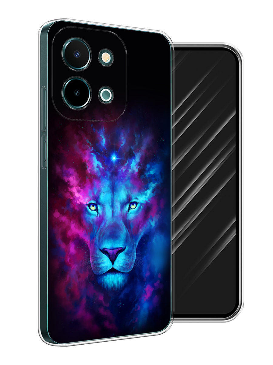 

Чехол Awog на Vivo Y28 4G "Космический лев", Голубой, 2611650-1