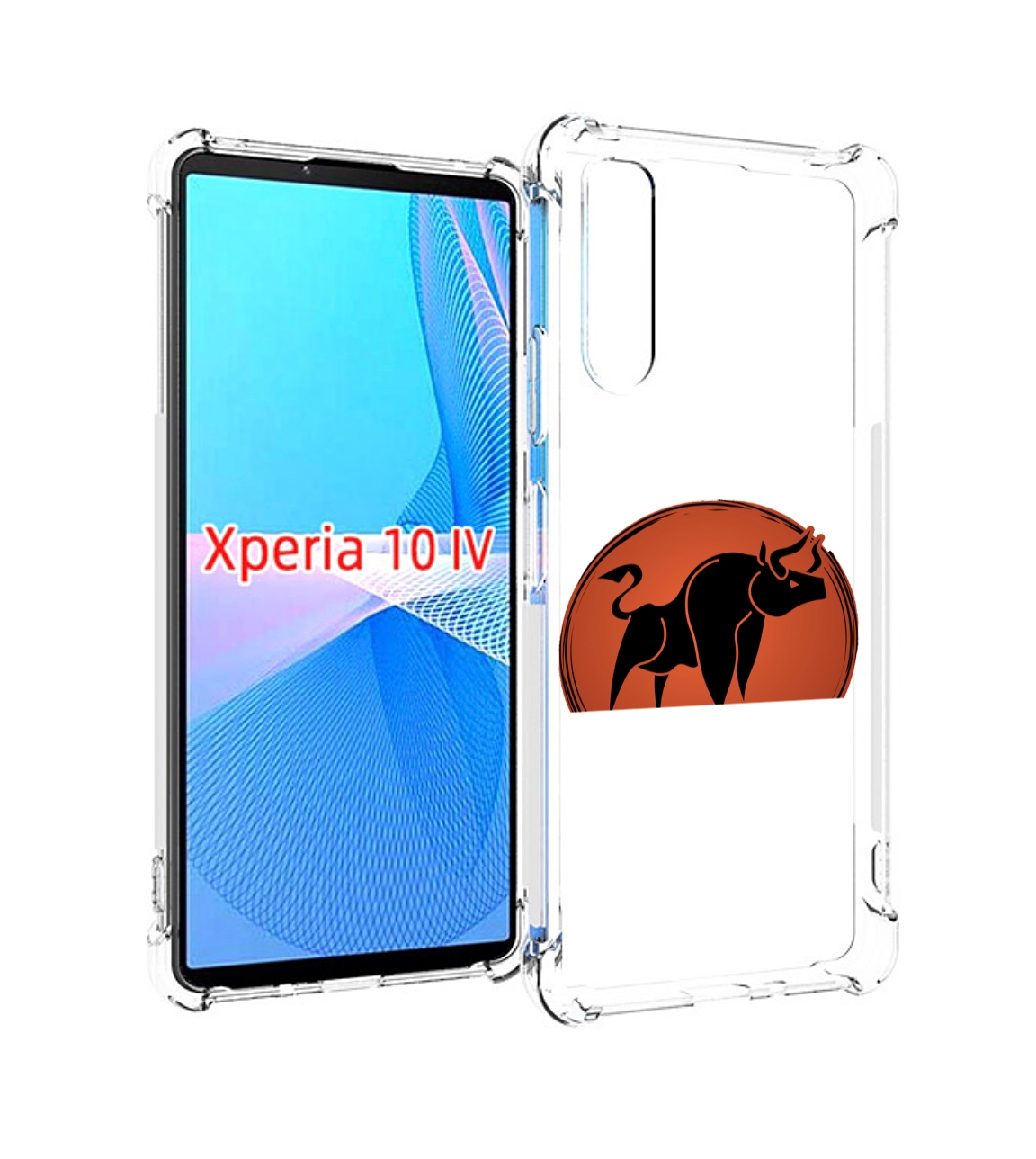 

Чехол MyPads Бык-2 для Sony Xperia 10 IV (10-4), Прозрачный, Tocco