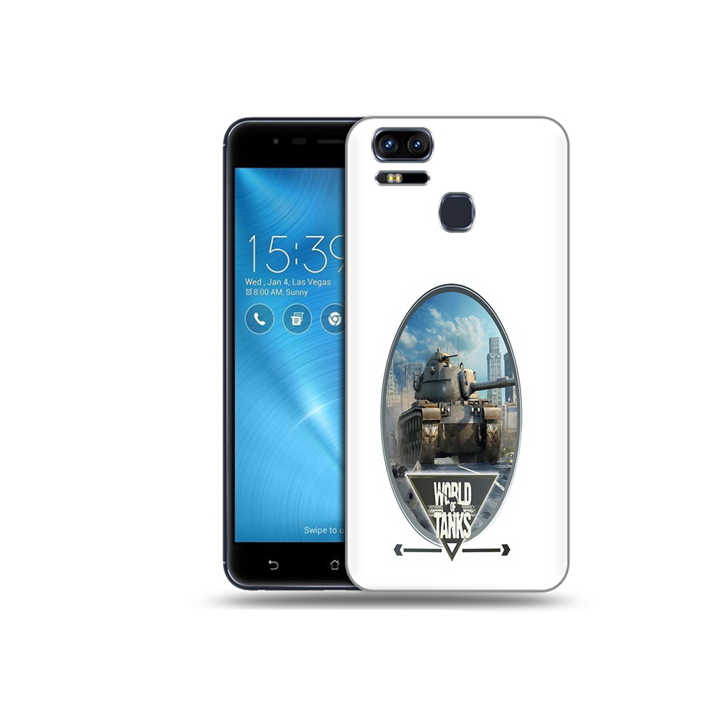 

Чехол MyPads Tocco для Asus ZenFone 3 игра с танками (PT51214.656.375), Прозрачный, Tocco