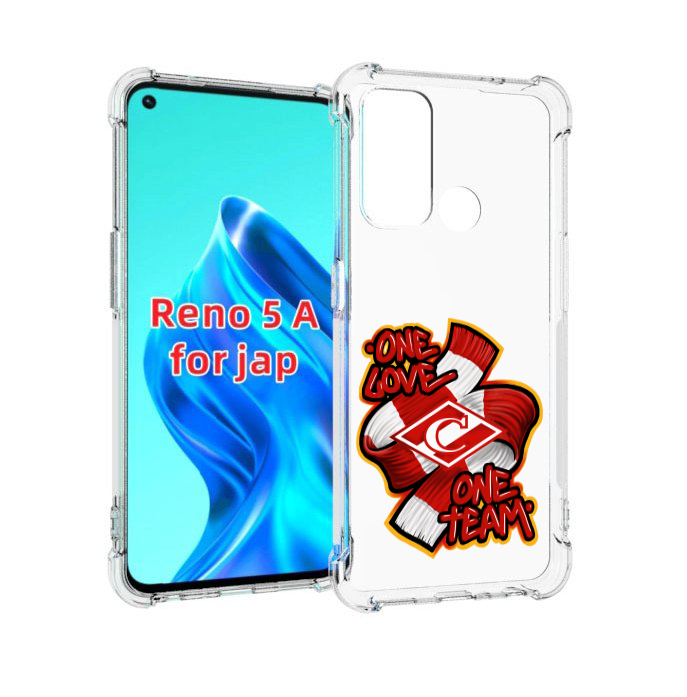 

Чехол MyPads ФК спарак 1 любовь для Oppo Reno 5A, Прозрачный, Tocco