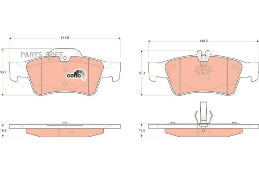 

Колодки Задние Mb W211/S211/C219 Zf Russia Gdb1546 Zfr Mb W211/S211/C219 ZF Russia арт. GD