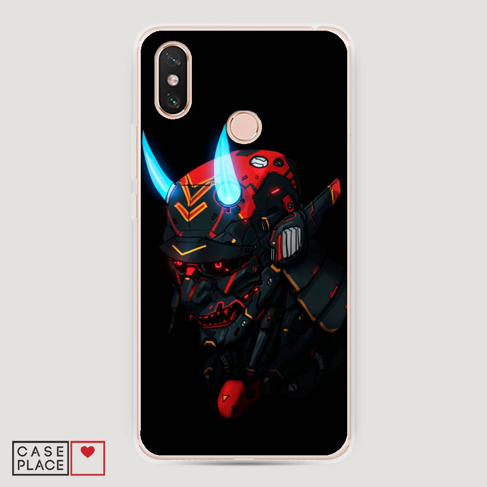 

Пластиковый чехол "Неоновый самурай" на Xiaomi Mi Max 3