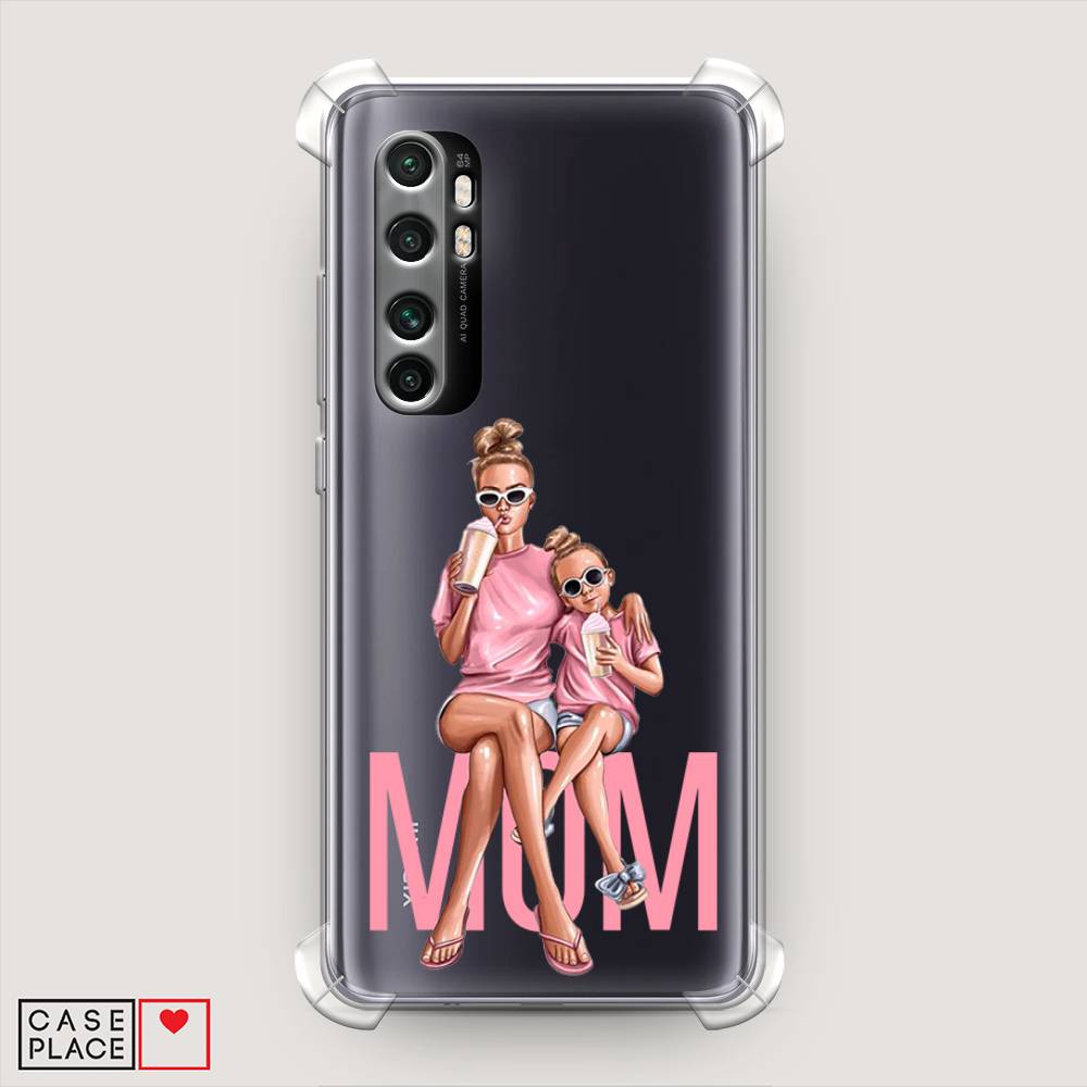 фото Противоударный силиконовый чехол "lovely mom" на xiaomi mi note 10 lite awog