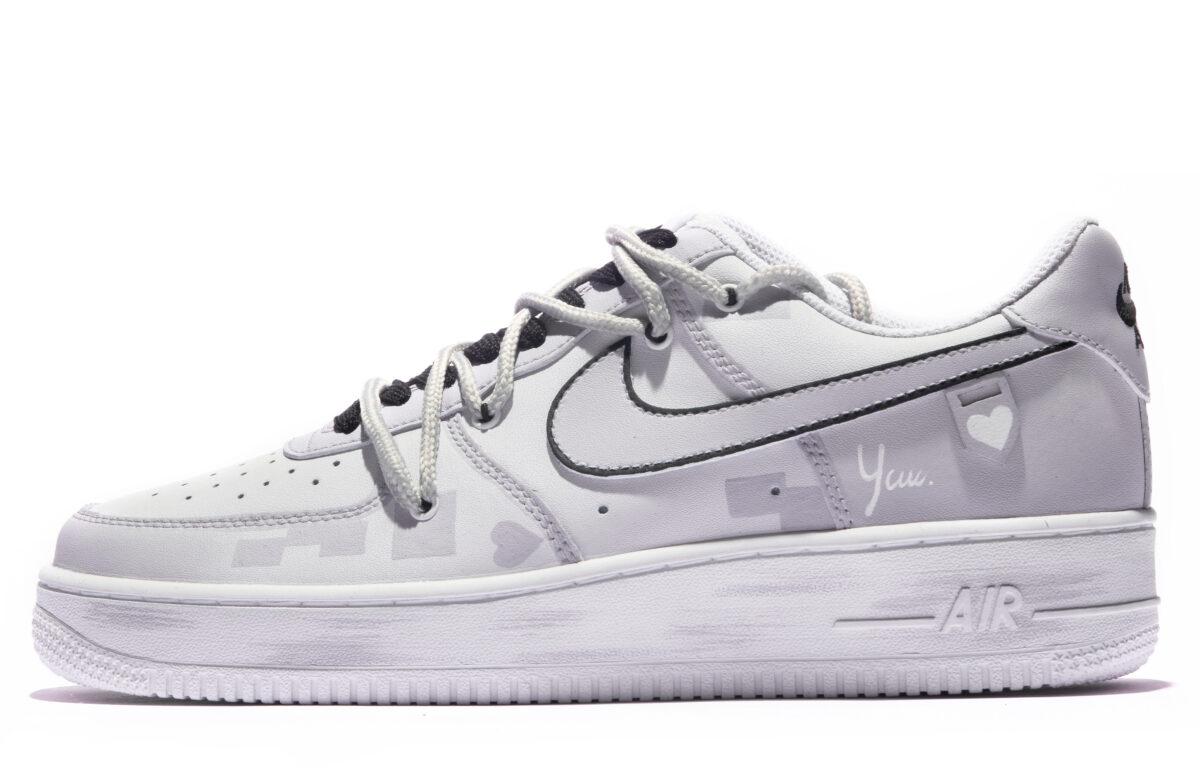 

Кеды унисекс Nike Air Force 1 Low серые 36 EU, Серый, Air Force 1 Low