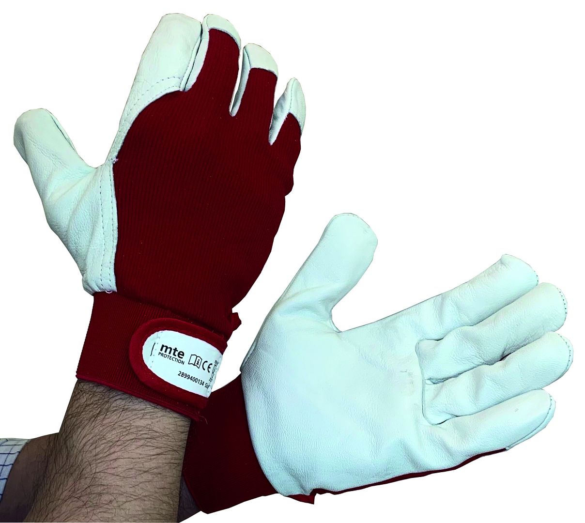 Перчатки кожаные комбинированные mte PROTECT Р.10 защитные спилковые комбинированные перчатки dinfix