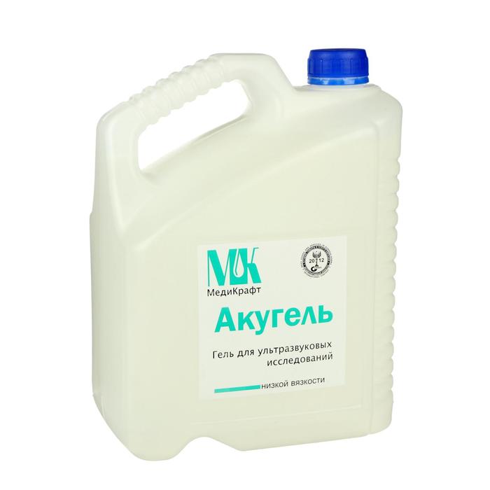 фото Гель для узи "акугель" низкой вязкости, канистра, 5кг nobrand