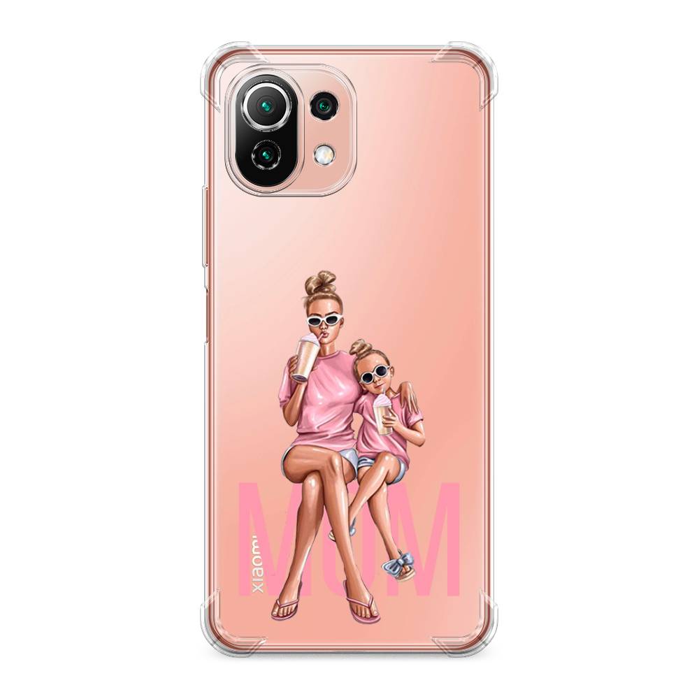 

Противоударный силиконовый чехол "Lovely mom" на Xiaomi Mi 11 Lite, Разноцветный, 310251-1