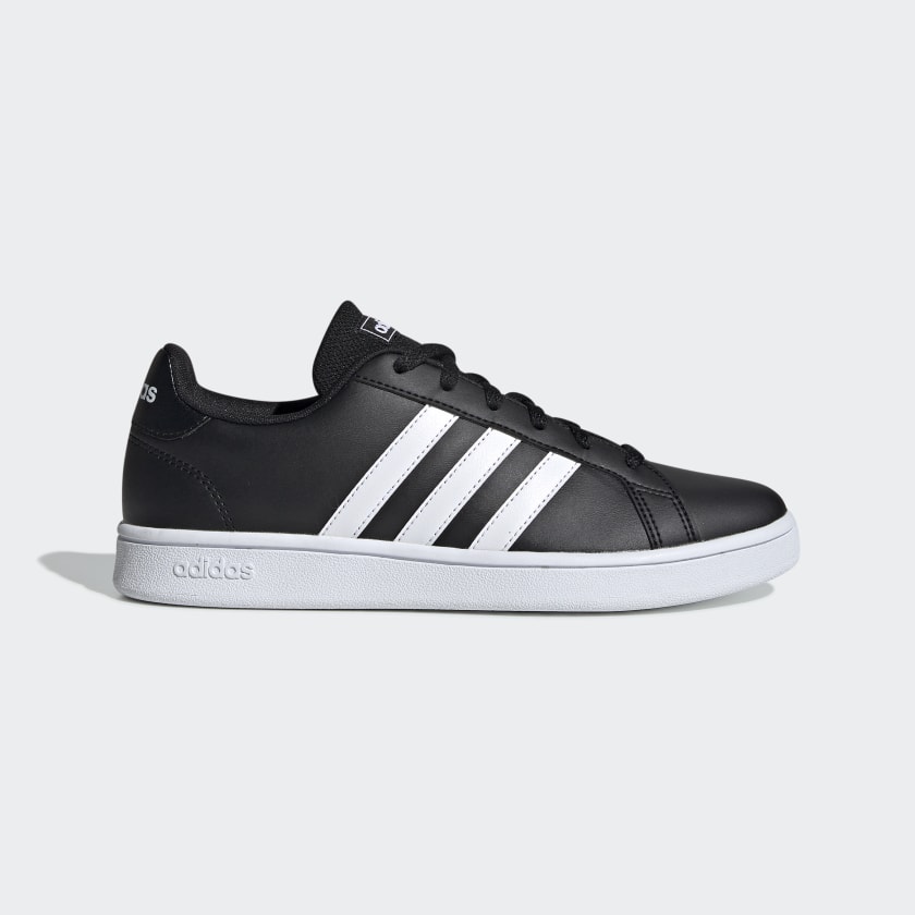 фото Кеды женские adidas grand court base черные 7 uk