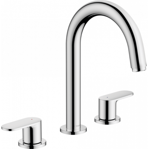 

Смеситель для раковины на 3 отверстия, со сливным гарнитуром Hansgrohe Vernis Blend, 71553000