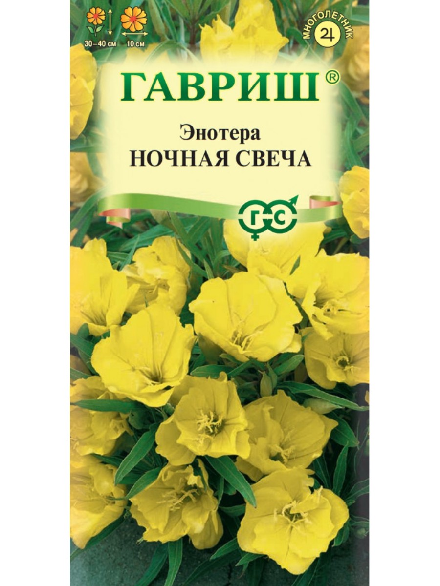 

Семена Гавриш Энотера Ночная свеча 10 упаковок по 02 гр.