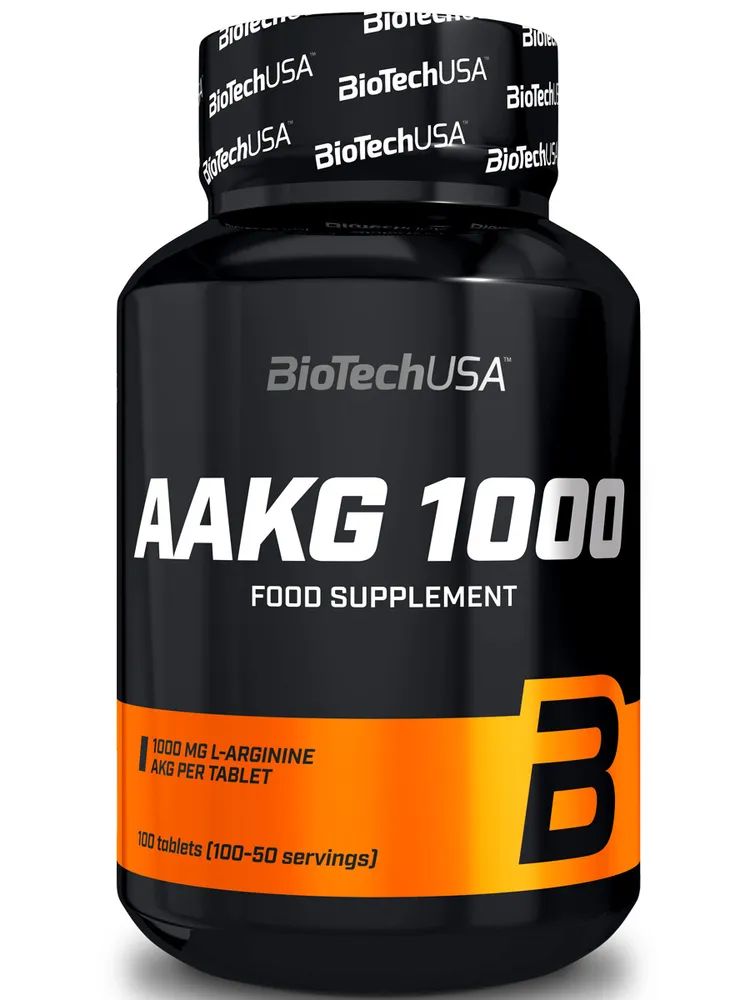 

Аргинин альфа-кетоглутарат BiotechUSA AAKG 1000 мг 100 таб., AAKG 1000