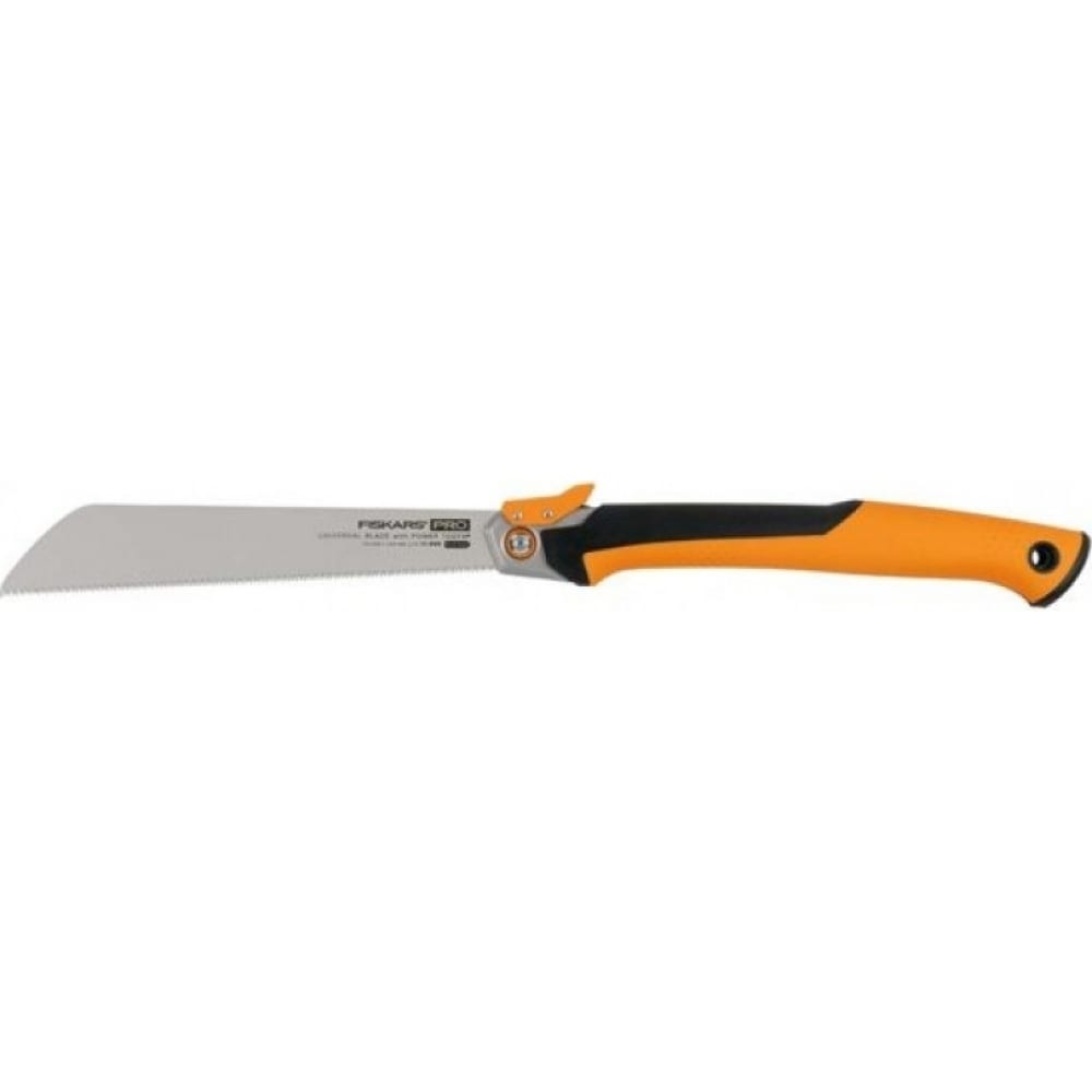 фото Пила fiskars тяговая складная powertooth 150 мм, 19 зубьев на дюйм 1062932