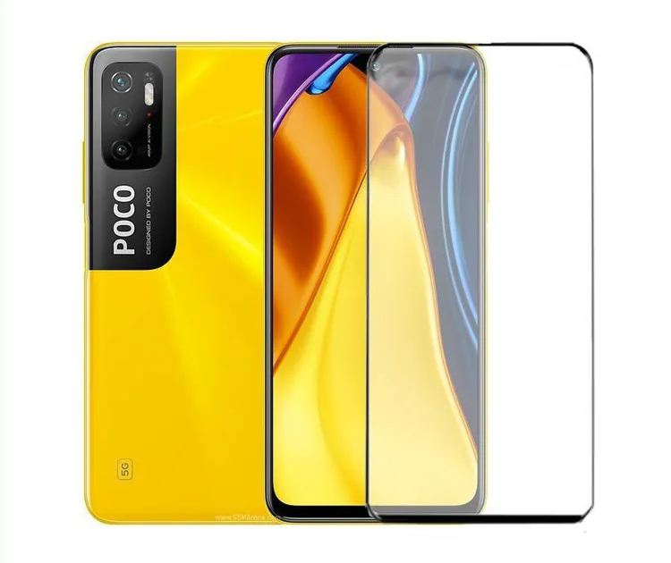 фото Стекло защитное innovation для xiaomi pocophone m3 pro full glue full screen 2d black