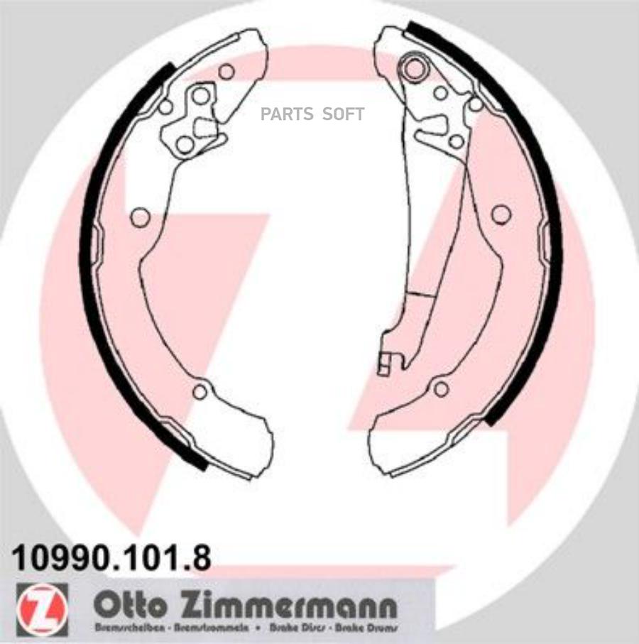 

Тормозные колодки ZIMMERMANN 109901018