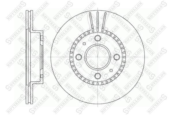 

Тормозной диск Stellox 6020-2245V-SX