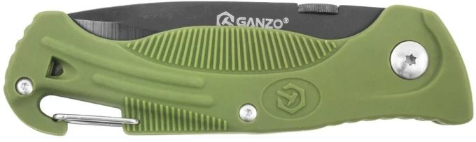 

Складной нож GANZO G611g, 190мм, хаки / черный, коробка картонная