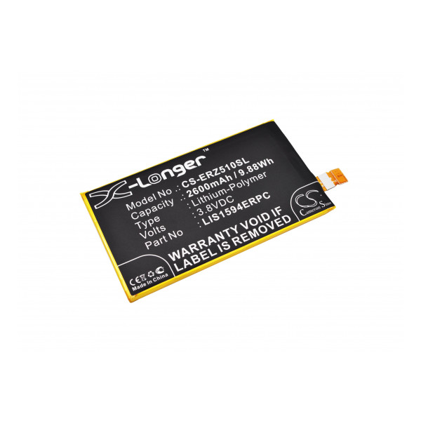 

Аккумулятор CameronSino (схожий CS-ERZ510SL) для Sony Xperia Z5 E5803 E5823 3.8V 9 2600mAh