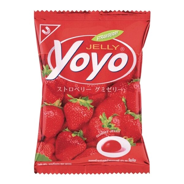 Конфеты желейные Yoyo Jelly с клубничным соком 80 г