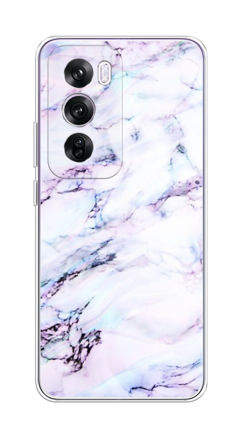 

Чехол на Oppo Reno 12 Pro "Радужный мрамор", Серый;фиолетовый, 2517150-1