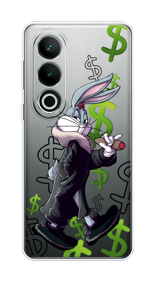 

Чехол на Oneplus Nord CE4 "Rich Bugs Bunny", Зеленый;черный;голубой, 154750-1