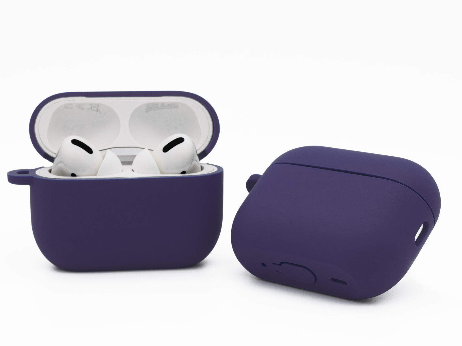 фото Силиконовый чехол для airpods pro 2 фиолетовый nobrand