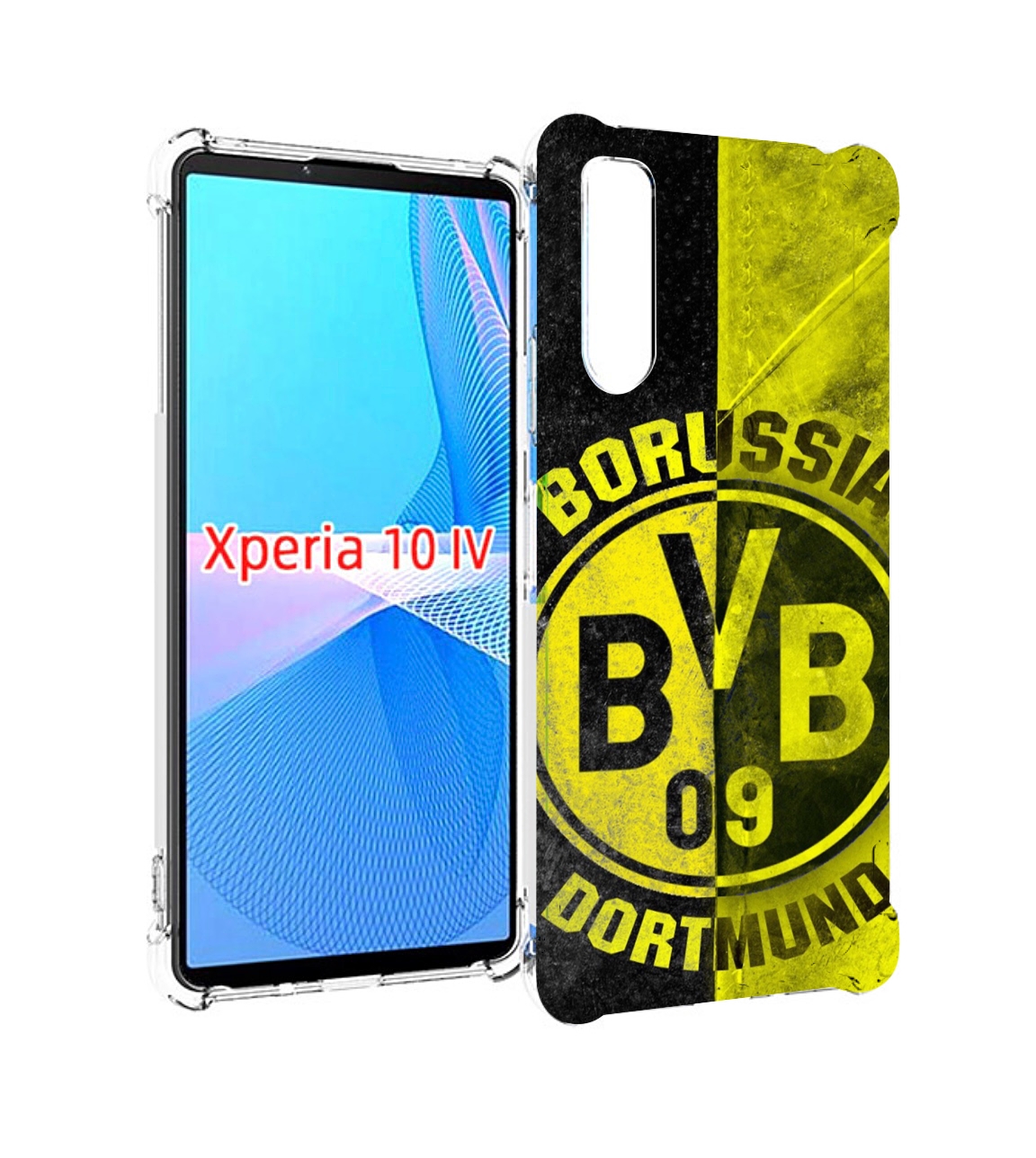 

Чехол MyPads Боруссия мужской для Sony Xperia 10 IV (10-4), Прозрачный, Tocco