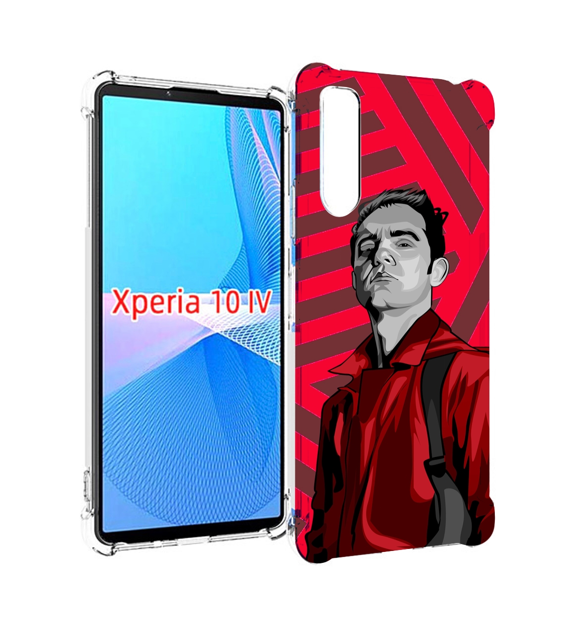 

Чехол MyPads Берлин-бумажный-дом для Sony Xperia 10 IV (10-4), Прозрачный, Tocco