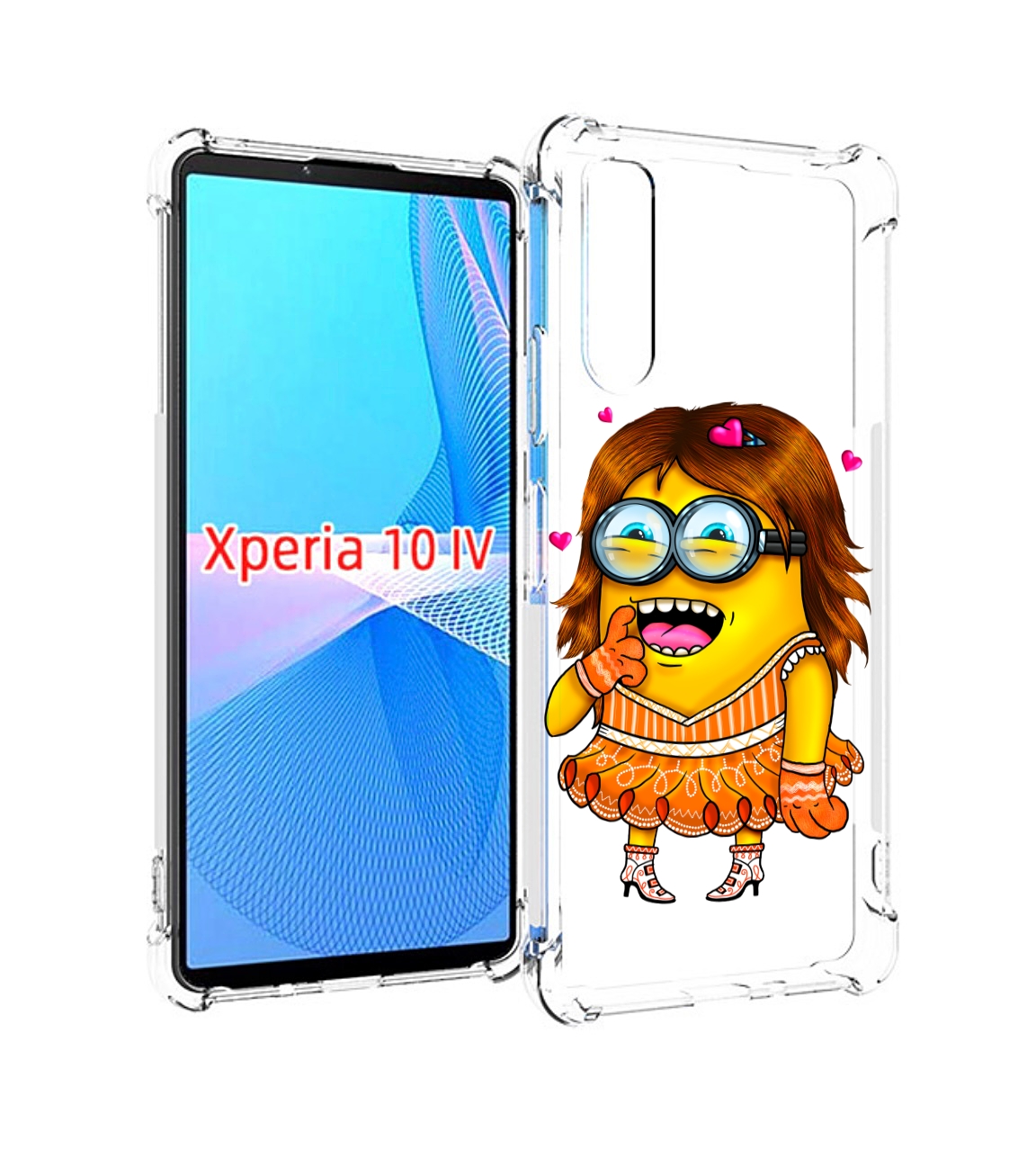 

Чехол MyPads Миньон девочка для Sony Xperia 10 IV (10-4), Прозрачный, Tocco